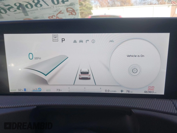 2022 Kia EV6 GT-Line with VIN KNDC4DLC5N5027803, listed as a IAAI auction lot 40786856 with 46,983 mi miles and . Bid and sale history available at DreamBid. Image 7.