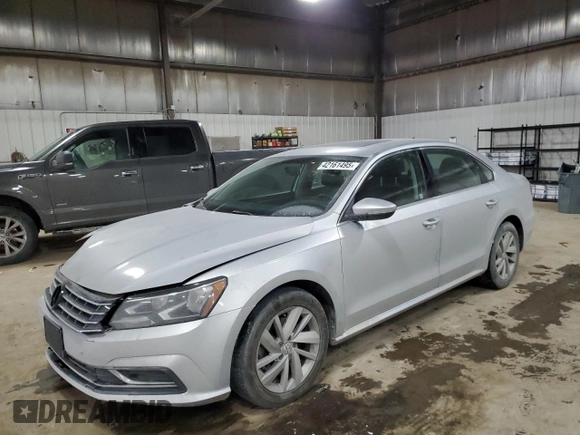 2018 Volkswagen Passat SE with VIN 1VWBA7A3XJC051218, listed as a Copart auction lot 42161495 with 86,219 mi miles and Salvage title. Bid and sale history available at DreamBid. Image 1.