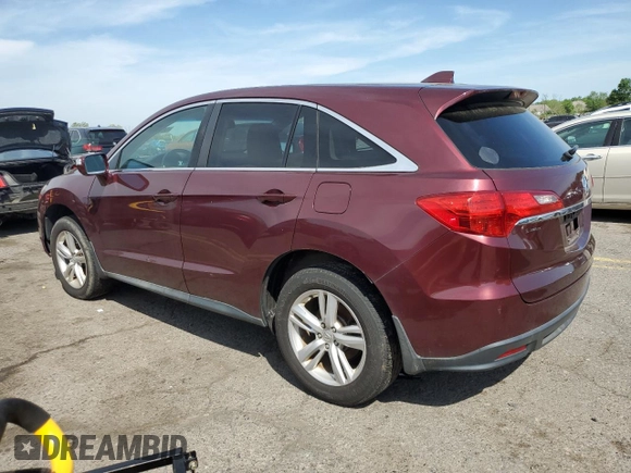 2013 Acura RDX Technology with VIN 5J8TB4H56DL018653, listed as a Copart auction lot 56322075 with 204,177 mi miles and Clean Title. Bid and sale history available at DreamBid. Image 2.