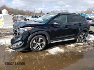 2017 Hyundai Tucson Limited with VIN KM8J3CA24HU570046, listed as a Copart auction lot 43907945 with 179,929 mi miles and Salvage Title. Bid and sale history available at carsss.com. Image 1.