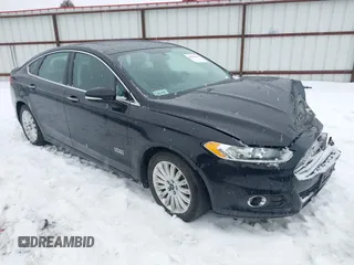 2016 Ford Fusion Energi SE Luxury with VIN 3FA6P0PU3GR166009, listed as a IAAI auction lot 41626623 with 133,596 mi miles. Bid and sale history available at carsss.com. Image 1.