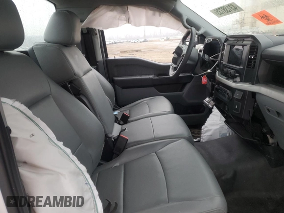 2022 Ford F-150 XL with VIN 1FTMF1CB7NKD02111, listed as a Copart auction lot 43138735 with 58,841 mi miles and Salvage Title. Bid and sale history available at carsss.com. Image 10.