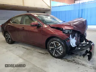2025 Nissan Sentra SV z VIN 3N1AB8CV0SY241492, wystawiony jako Copart lot #60032225 z przebiegiem 11 651 mil mil oraz Nie do naprawy • Non repairable. Historia ofert i sprzedaży dostępna na DreamBid. Obrazek 4.