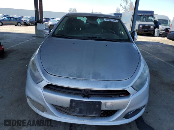 2013 Dodge Dart SXT with VIN 1C3CDFBAXDD292141, listed as a Copart auction lot 49875105 with 124,179 mi miles and Clean Title. Bid and sale history available at carsss.com. Image 5.