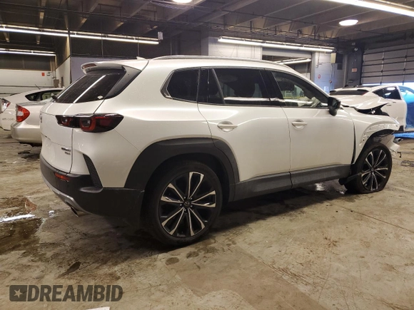 2023 Mazda CX-50 2.5 Turbo Premium Plus Package with VIN 7MMVABEY3PN117386, listed as a Copart auction lot 87626305 with 15,389 mi miles and Salvage Title. Bid and sale history available at carsss.com. Image 3.
