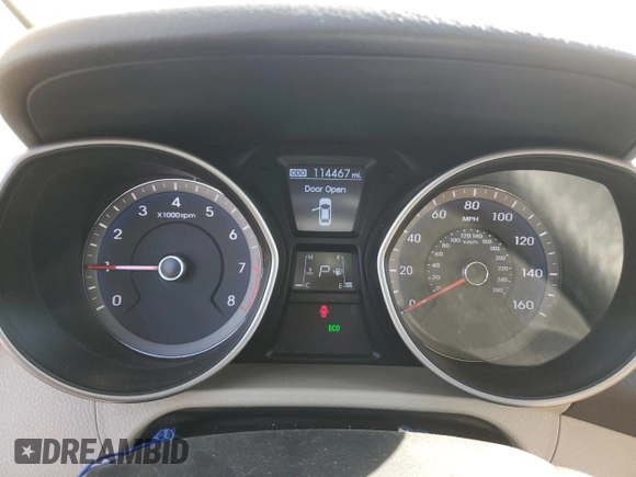 2013 Hyundai Elantra GT with VIN KMHD35LEXDU094993, listed as a Copart auction lot 70888014 with 114,467 mi miles and Salvage Title. Bid and sale history available at carsss.com. Image 9.