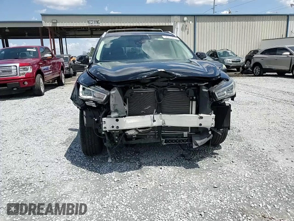 2018 Infiniti QX60 with VIN 5N1DL0MN6JC530919, listed as a Copart auction lot 54763465 with 58,301 mi miles and Salvage Title. Bid and sale history available at DreamBid. Image 14.