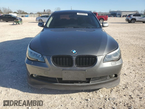 2005 BMW 5 Series 545i with VIN WBANB33595B088676, listed as a Copart auction lot 45929425 with 121,897 mi miles and Clean Title. Bid and sale history available at carsss.com. Image 5.