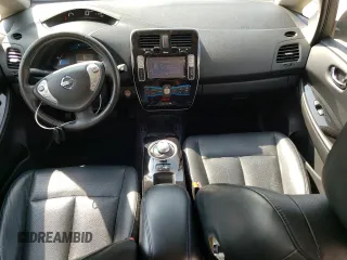 2015 Nissan LEAF SV with VIN 1N4AZ0CP1FC308097, listed as a Copart auction lot 65746053 with 47,487 mi miles. Bid and sale history available at carsss.com. Image 8.