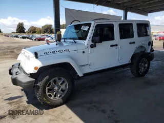 2017 Jeep Wrangler Unlimited Rubicon z VIN 1C4BJWFG7HL624644, wystawiony jako Copart lot #56875715 z przebiegiem 45 084 mil mil oraz Szkoda całkowita • Salvage title. Historia ofert i sprzedaży dostępna na DreamBid. Obrazek 1.