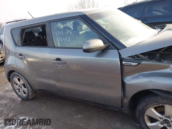 2018 Kia Soul with VIN KNDJN2A20J7570249, listed as a IAAI auction lot 41563871 with 104,385 mi miles and . Bid and sale history available at DreamBid. Image 13.