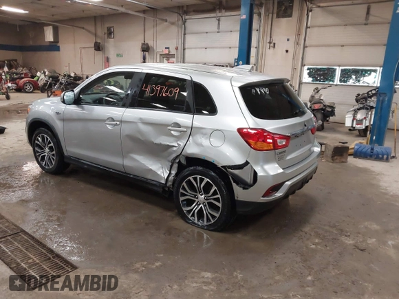 2018 Mitsubishi Outlander Sport ES 2.0 with VIN JA4AR3AU1JU020890, listed as a IAAI auction lot 41397609 with 90,962 mi miles. Bid and sale history available at carsss.com. Image 3.