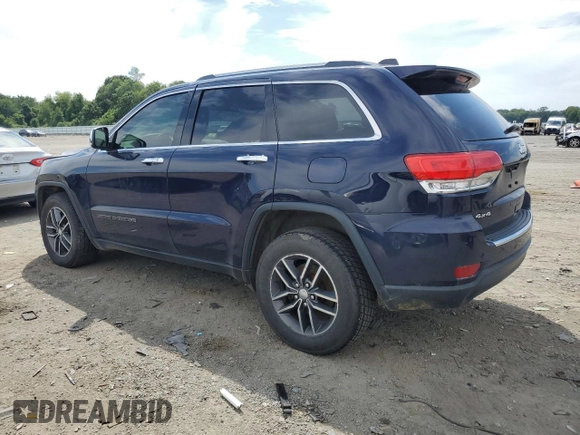 2017 Jeep Grand Cherokee Limited with VIN 1C4RJFBG4HC919799, listed as a Copart auction lot 62966985 with 207,512 mi miles and Clean title. Bid and sale history available at DreamBid. Image 2.