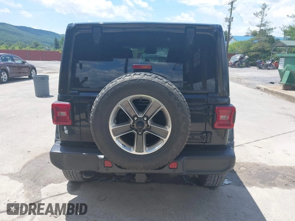 2021 Jeep Wrangler Unlimited Sahara with VIN 1C4HJXEN4MW610287, listed as a IAAI auction lot 42538525 with 24,861 mi miles and . Bid and sale history available at DreamBid. Image 17.