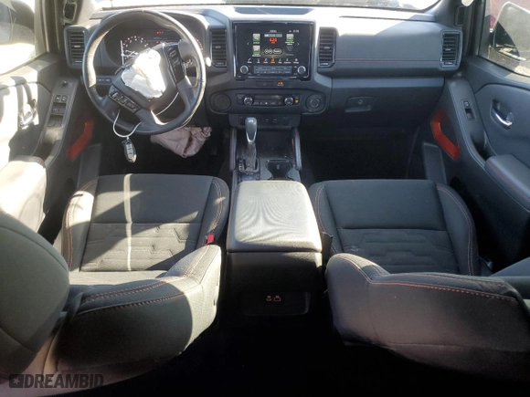 2022 Nissan Frontier PRO-X with VIN 1N6ED1EJ8NN609619, listed as a Copart auction lot 86608994 with 76,078 mi miles and Salvage Title. Bid and sale history available at carsss.com. Image 8.