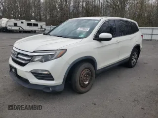 2016 Honda Pilot EX-L z VIN 5FNYF6H66GB033013, wystawiony jako Copart lot #52150205 z przebiegiem 158 149 mil mil oraz Szkoda całkowita • Salvage title. Historia ofert i sprzedaży dostępna na DreamBid. Obrazek 1.