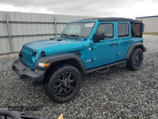2020 Jeep Wrangler Unlimited Sport Altitude with VIN 1C4HJXDG7LW201640, listed as a Copart auction lot 52312435 with 40,311 mi miles and Salvage title. Bid and sale history available at DreamBid. Image 1.