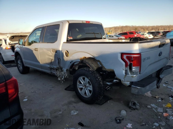 2015 Ford F-150 XLT with VIN 1FTEW1C85FKE64619, listed as a Copart auction lot 42823045 with 89,695 mi miles and Salvage Title. Bid and sale history available at carsss.com. Image 2.