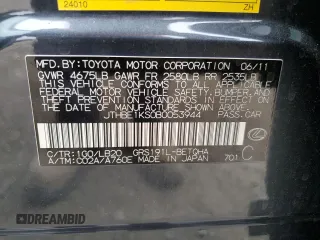 2011 Lexus GS 350 z VIN JTHBE1KS0B0053944, wystawiony jako Copart lot #48061125 z przebiegiem 177 977 mil mil oraz Szkoda całkowita • Salvage title. Historia ofert i sprzedaży dostępna na DreamBid. Obrazek 14.