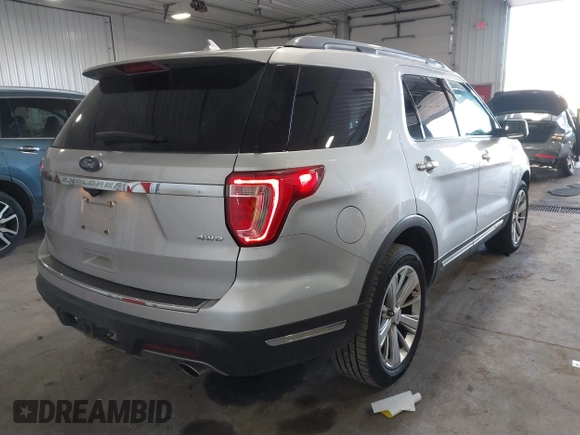 2019 Ford Explorer Limited with VIN 1FM5K8F8XKGA72650, listed as a IAAI auction lot 41675539 with 143,122 mi miles and . Bid and sale history available at DreamBid. Image 4.