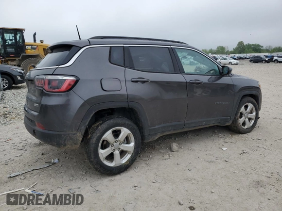2018 Jeep Compass Latitude with VIN 3C4NJCBB8JT287353, listed as a Copart auction lot 56069635 with 92,719 mi miles and Salvage title. Bid and sale history available at DreamBid. Image 3.