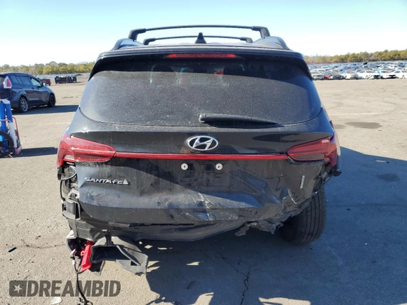2022 Hyundai Santa Fe XRT with VIN 5NMS6DAJ3NH480290, listed as a Copart auction lot 42903525 with 37,934 mi miles and Salvage Title. Bid and sale history available at carsss.com. Image 6.