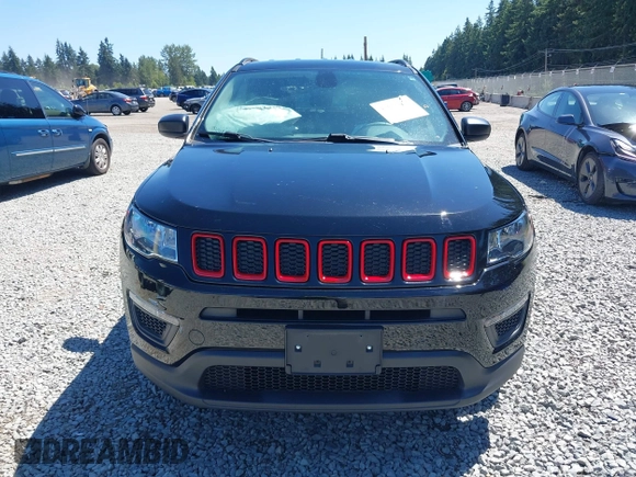 2018 Jeep Compass Sport with VIN 3C4NJDAB1JT261863, listed as a IAAI auction lot 42677037 with 93,263 mi miles and . Bid and sale history available at DreamBid. Image 12.