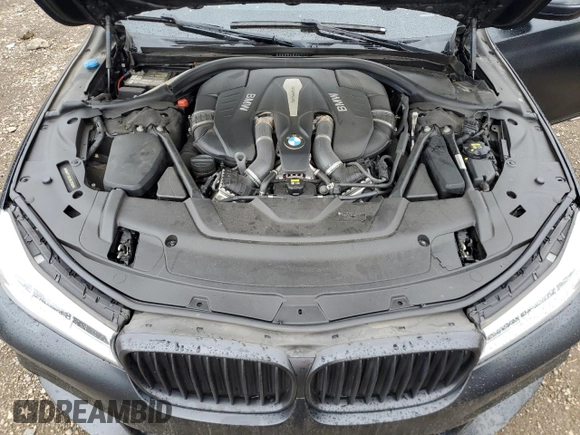 2018 BMW 7 Series ALPINA B7 xDrive with VIN WBA7F2C52JB238192, listed as a Copart auction lot 57851425 with 69,444 mi miles and Salvage title. Bid and sale history available at DreamBid. Image 11.