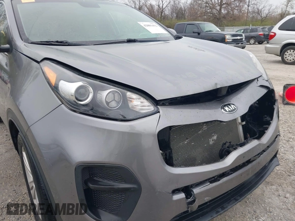 2017 Kia Sportage LX with VIN KNDPM3AC4H7231189, listed as a IAAI auction lot 42001412 with 83,550 mi miles. Bid and sale history available at carsss.com. Image 18.