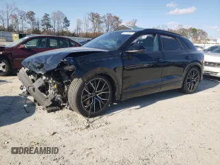 2023 Audi SQ8 Prestige z VIN WA1CWBF1XPD001791, wystawiony jako Copart lot #82162854 z przebiegiem Nie podano mil oraz Szkody całkowita. Historia ofert i sprzedaży dostępna na DreamBid. Obrazek 1.