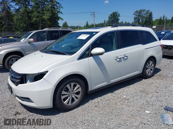 2014 Honda Odyssey EX-L z VIN 5FNRL5H69EB088589, wystawiony jako IAAI lot #42418952 z przebiegiem 96 767 mil mil oraz . Historia ofert i sprzedaży dostępna na DreamBid. Obrazek 18.