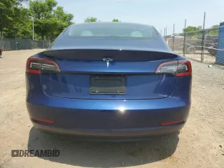 2023 Tesla Model 3 with VIN 5YJ3E1EAXPF419636, listed as a Copart auction lot 59754495 with 14,407 mi miles and Salvage title. Bid and sale history available at DreamBid. Image 6.