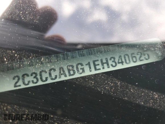 2014 Chrysler 300 with VIN 2C3CCABG1EH340625, listed as a Copart auction lot 52734655 with 172,752 mi miles and Salvage Title. Bid and sale history available at carsss.com. Image 12.