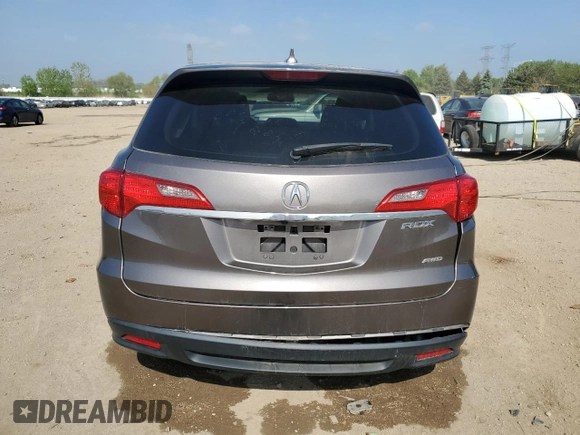 2013 Acura RDX Technology with VIN 5J8TB4H51DL002666, listed as a Copart auction lot 56674315 with 180,586 mi miles and Salvage title. Bid and sale history available at DreamBid. Image 6.