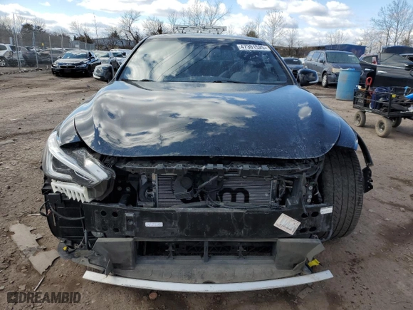 2018 Infiniti Q60 3.0t LUXE with VIN JN1EV7EKXJM342403, listed as a Copart auction lot 47301525 with 116,181 mi miles and Salvage Title. Bid and sale history available at carsss.com. Image 5.