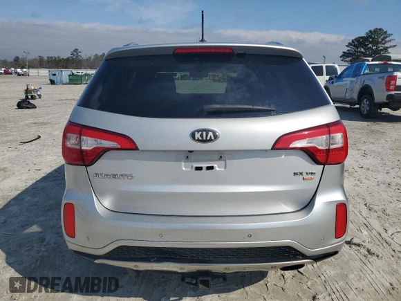 2014 Kia Sorento SX Limited with VIN 5XYKW4A71EG453796, listed as a Copart auction lot 43100365 with 140,589 mi miles and Clean Title. Bid and sale history available at carsss.com. Image 6.
