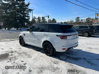 2021 Land Rover Range Rover Sport SVR with VIN SALWZ2RE4MA761665, listed as a Copart auction lot 42854065 with 111,581 mi miles and Clean Title. Bid and sale history available at carsss.com. Image 3.