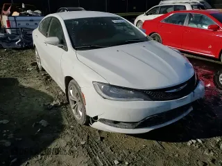 2015 Chrysler 200 S with VIN 1C3CCCBG9FN757009, listed as a Copart auction lot 46372635 with 82,536 mi miles and Salvage Title. Bid and sale history available at carsss.com. Image 10.