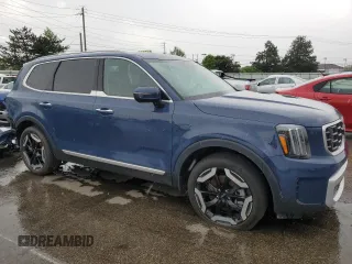 2024 Kia Telluride S with VIN 5XYP6DGC3RG522939, listed as a Copart auction lot 53429365 with 15,836 mi miles and Salvage title. Bid and sale history available at DreamBid. Image 4.