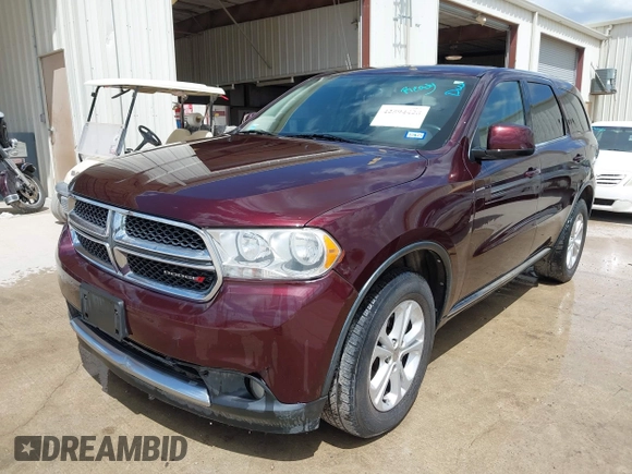 2012 Dodge Durango SXT with VIN 1C4RDHAG6CC301302, listed as a IAAI auction lot 42594428 with 134,495 mi miles and . Bid and sale history available at DreamBid. Image 2.