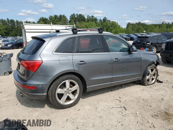 2012 Audi Q5 Premium Plus with VIN WA1LFAFPXCA105918, listed as a Copart auction lot 58535425 with 122,097 mi miles and Clean title. Bid and sale history available at DreamBid. Image 3.