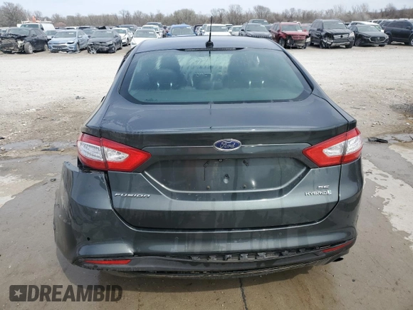2015 Ford Fusion SE Hybrid with VIN 3FA6P0LU0FR243391, listed as a Copart auction lot 49544025 with Not Provided miles and Salvage Title. Bid and sale history available at DreamBid. Image 6.