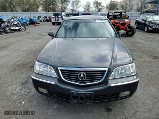 2004 Acura RL w/Navigation System with VIN JH4KA96694C008140, listed as a Copart auction lot 48409775 with 126,951 mi miles and Salvage Title. Bid and sale history available at carsss.com. Image 10.