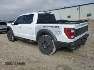 2022 Ford F-150 Raptor with VIN 1FTFW1RG3NFB73689, listed as a Copart auction lot 43448355 with 40,406 mi miles and Salvage Title. Bid and sale history available at carsss.com. Image 2.