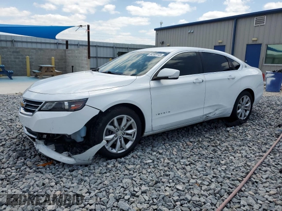 2017 Chevrolet Impala LT with VIN 1G1105SA7HU162910, listed as a Copart auction lot 54165145 with 115,315 mi miles and Salvage Title. Bid and sale history available at DreamBid. Image 1.
