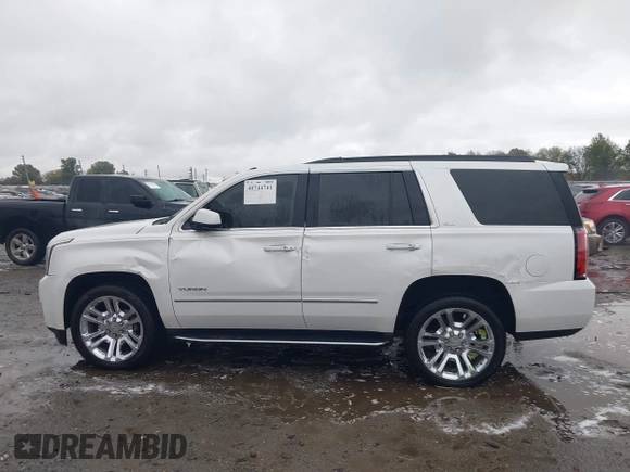 2018 GMC Yukon SLT with VIN 1GKS1BKC8JR392851, listed as a IAAI auction lot 40744741 with 117,028 mi miles. Bid and sale history available at carsss.com. Image 14.