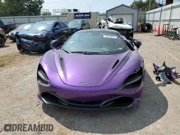 2018 McLaren 720S z VIN SBM14DCA2JW000849, wystawiony jako Copart lot #71075974 z przebiegiem Nie podano mil oraz Szkody całkowita. Historia ofert i sprzedaży dostępna na DreamBid. Obrazek 5.