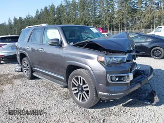 2015 Toyota 4Runner Limited with VIN JTEBU5JR3F5243722, listed as a IAAI auction lot 42111387 with 124,608 mi miles and . Bid and sale history available at carsss.com. Image 1.