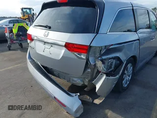 2017 Honda Odyssey EX-L with VIN 5FNRL5H64HB017661, listed as a IAAI auction lot 41719447 with 99,895 mi miles and . Bid and sale history available at DreamBid. Image 6.