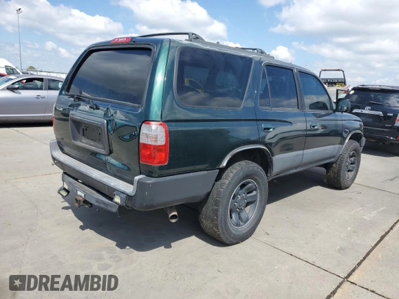 2000 Toyota 4Runner SR5 with VIN JT3GN86R9Y0157594, listed as a Copart auction lot 54954505 with 196,802 mi miles and Clean Title. Bid and sale history available at DreamBid. Image 3.
